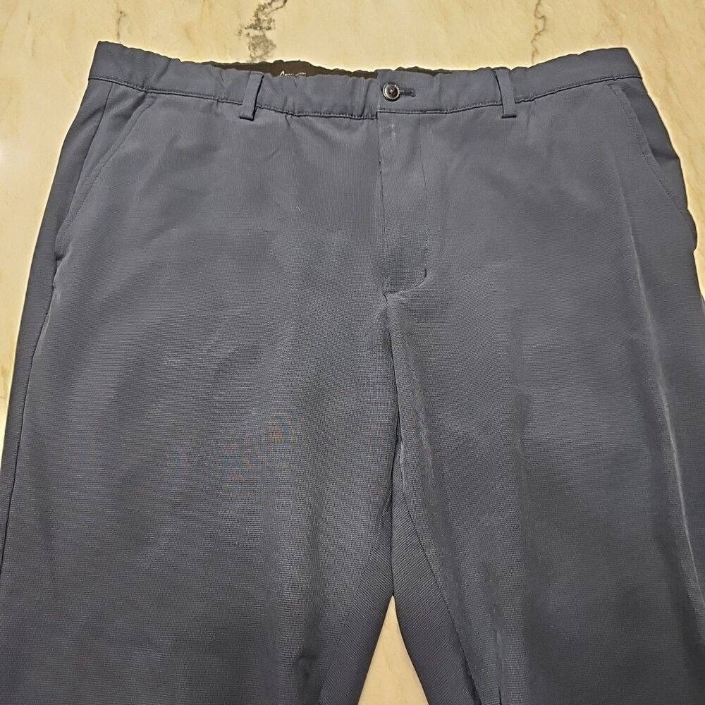 Greg Norman Golf Pants Men’s 38x29 Navy Blue Performance Stretch Straight Leg - Picture 2 of 8